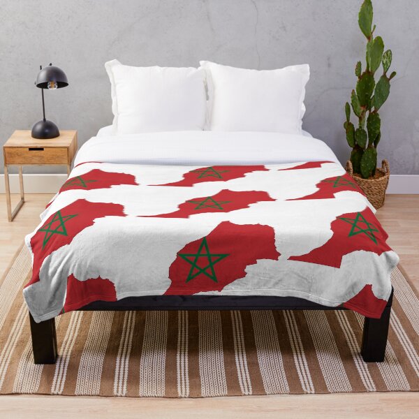 Item preview, Morocco Flag Map designed and sold by jsj17.