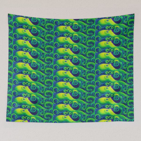 Item preview, Green Octopus designed and sold by GileadArt.
