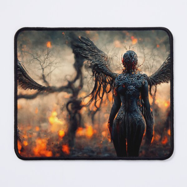 Item preview, eve demon angel on fire designed and sold by ShopThousand.