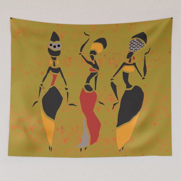 Item preview, Three Dancing African Women designed and sold by iamdesigns14.