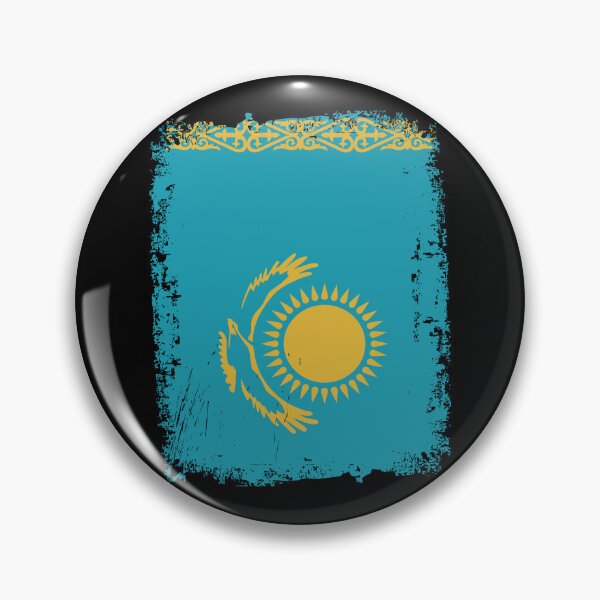 Item preview, Kazakhstan Flag Distressed designed and sold by rafaeltto.