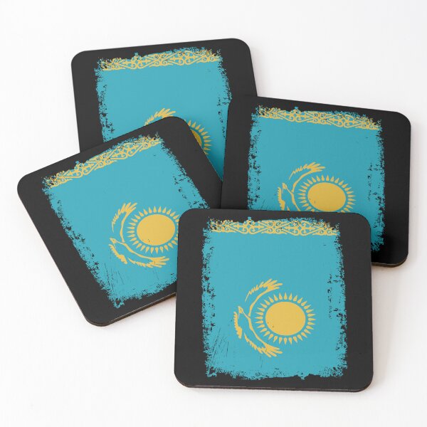 Item preview, Kazakhstan Flag Distressed designed and sold by rafaeltto.