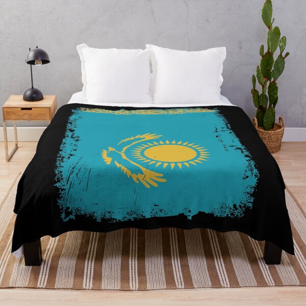 Item preview, Kazakhstan Flag Distressed designed and sold by rafaeltto.