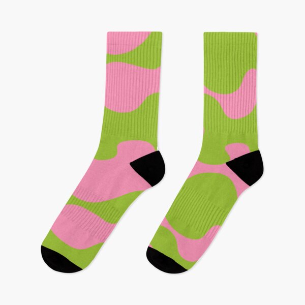 Item preview, Bright pink and green waves designed and sold by JaneVirak.