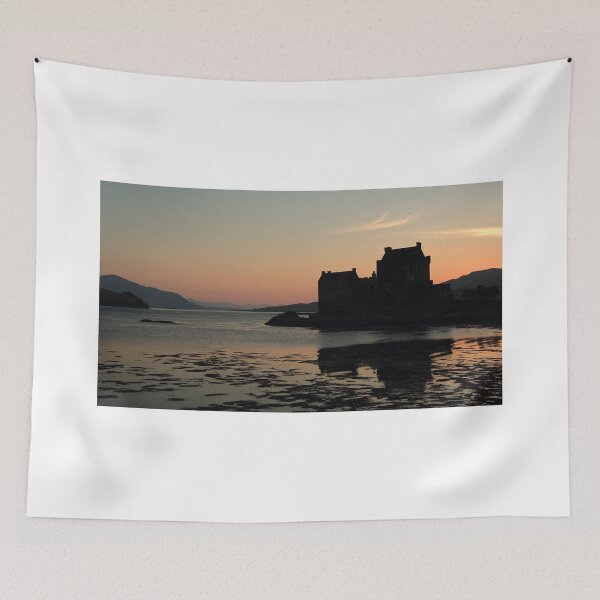 Item preview, Eilean Donan Castle at Sunset in silhouette designed and sold by Maria Gaellman.