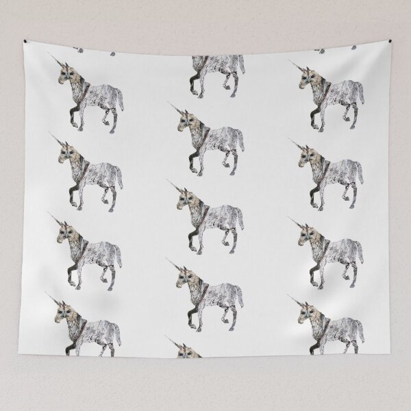 Item preview, UNICORN IN OWL ON A TREE designed and sold by acatherine.