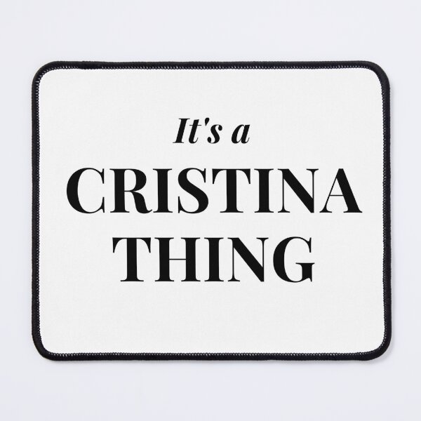 Item preview, It's a Cristina Thing designed and sold by flying-flamingo.
