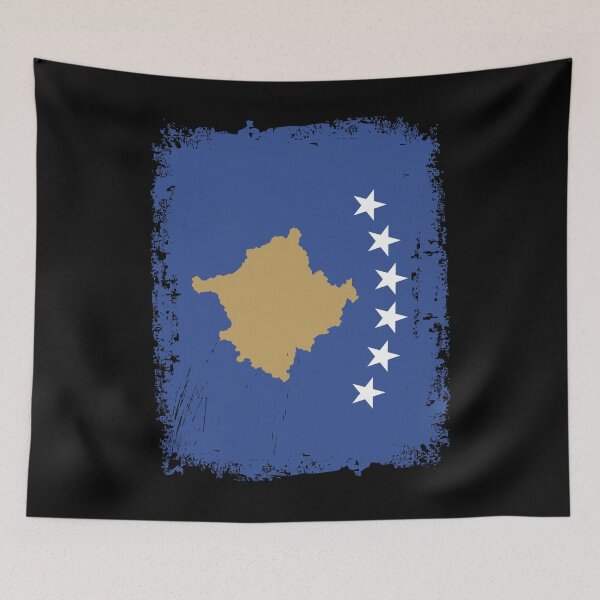 Item preview, Kosovo Flag Distressed designed and sold by rafaeltto.