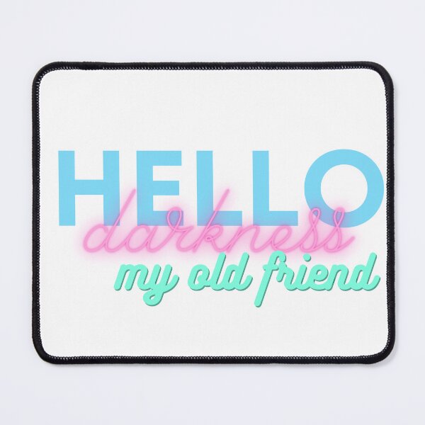 Item preview, Hello Darkness My Old Friend designed and sold by flying-flamingo.