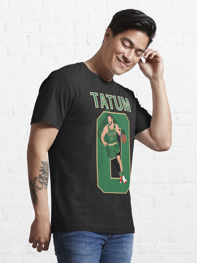 Jayson Tatum Green Ess Essential T-Shirt for Sale by janes37f