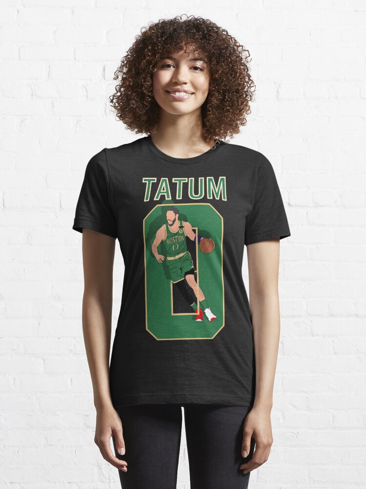 Jayson Tatum Green Ess Essential T-Shirt for Sale by janes37f