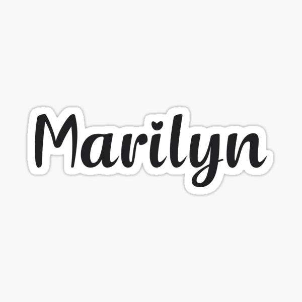 marilyn様ご確認用 Marilyn Name