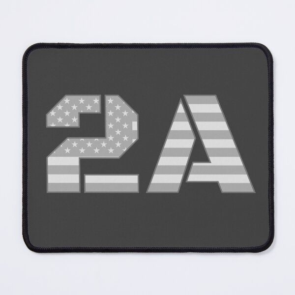Item preview, 2A Second Amendment in faded black and white flag colors designed and sold by EverLife.