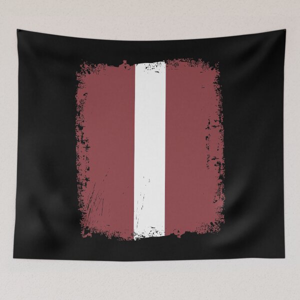 Item preview, Latvia Flag Distressed designed and sold by rafaeltto.