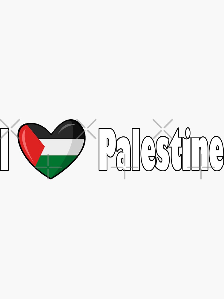 Stickers - Palestine - I Love Palestine