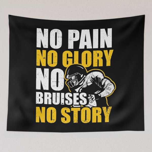 Item preview, No Pain Glory Bruises Story Design Football Coach designed and sold by infinitecity751.