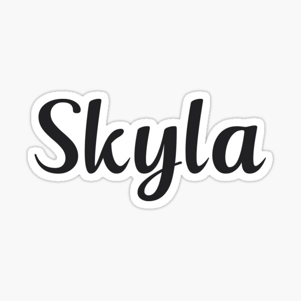&ldquo;Skyla&rdquo; Sticker for Sale by 99Posters | Redbubble