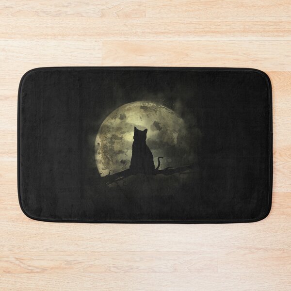Item preview, Cat Silhouette - Moon Night designed and sold by Area31Studios.