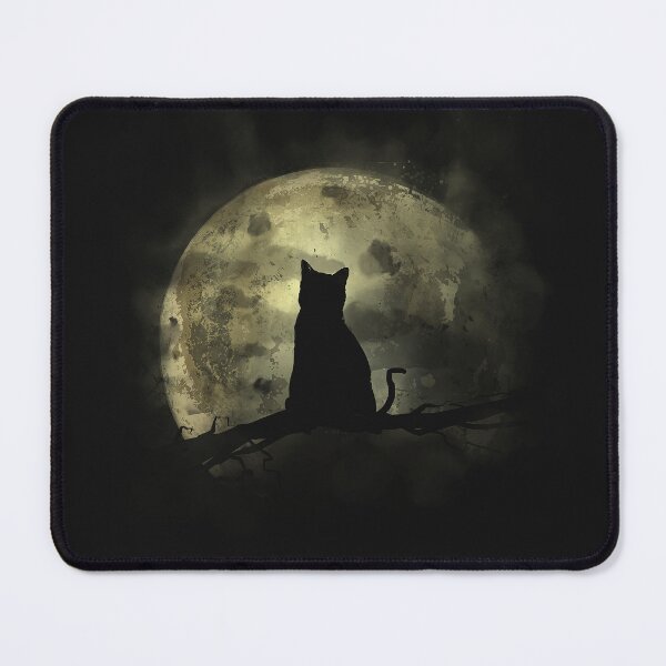 Item preview, Cat Silhouette - Moon Night designed and sold by Area31Studios.