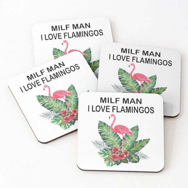Artikelvorschau, Milf Mann, ich liebe Flamingos - cool und schön entworfen und verkauft von Ach B.