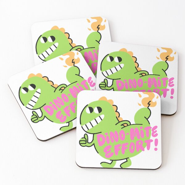 Item preview, Dino, Dinossaur, Funny Dinossaur, Jurassic, T rex, Pink, Cartoon, Retro designed and sold by babivilelashop.
