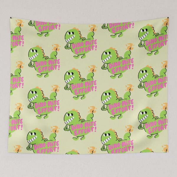 Item preview, Dino, Dinossaur, Funny Dinossaur, Jurassic, T rex, Pink, Cartoon, Retro designed and sold by babivilelashop.