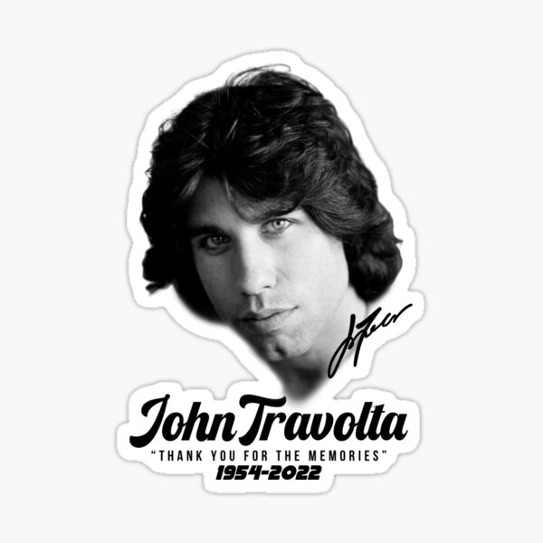 Vista previa del artículo con la obra «Rip John Travolta», diseñado y vendido por RB941.