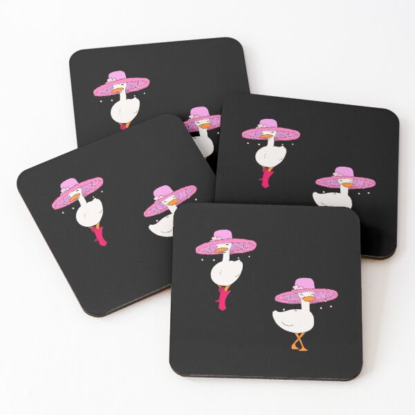 Item preview, Pink duck in cowboy hat and boots designed and sold by loka-Art.