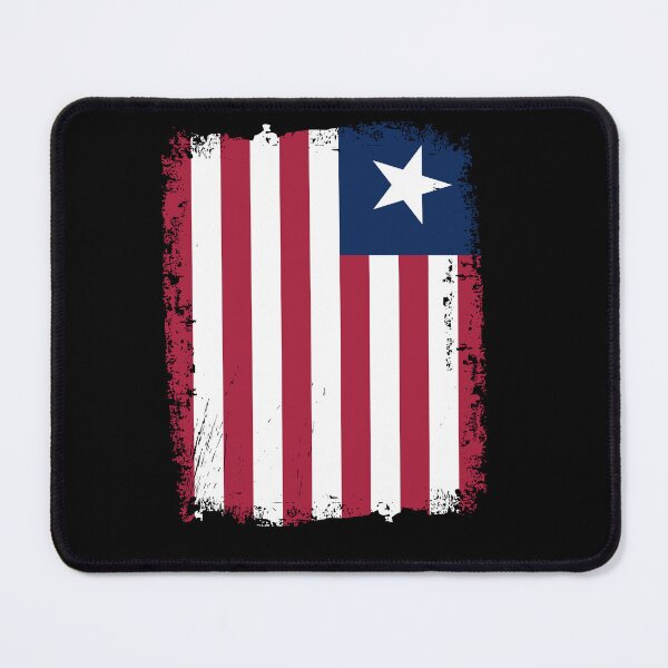 Item preview, Liberia Flag Distressed designed and sold by rafaeltto.