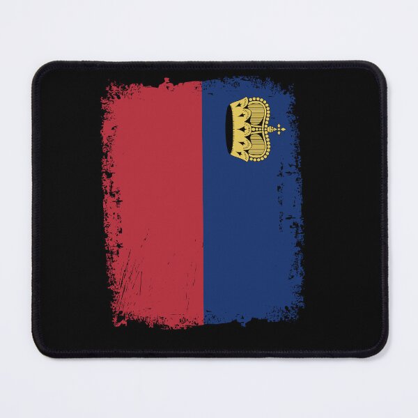 Item preview, Liechtenstein Flag Distressed designed and sold by rafaeltto.