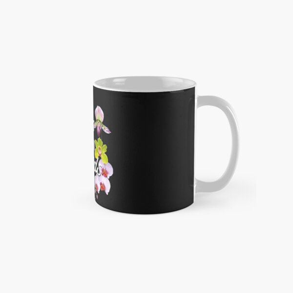 Taza de café «Susurrador de orquídeas Amo las orquídeas Regalo de orquídeas  Flores de orquídeas» de madeulaugh | Redbubble