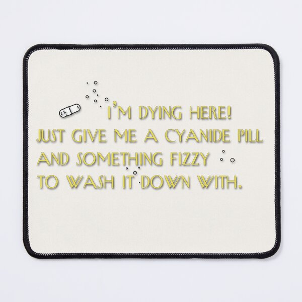 Item preview, give me a cyanide pill and something fizzy to wash it down with | only murders in the building tv show designed and sold by Pinu92.