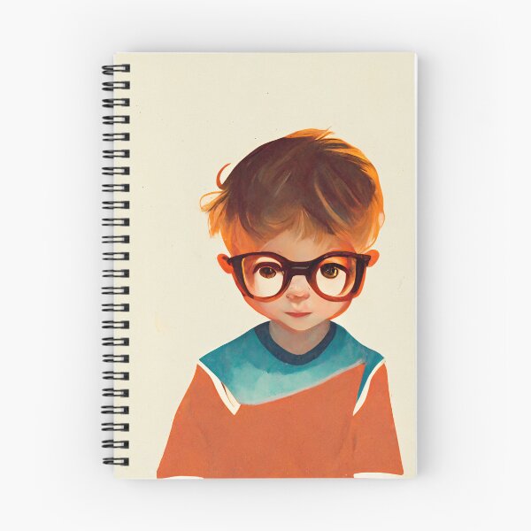 Item preview, Smart kid with big glasses designed and sold by MadSwellDesigns.