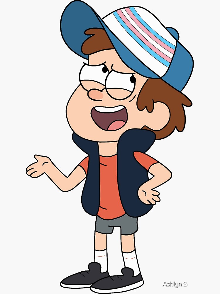 "Trans Pride Dipper Pines" Sticker for Sale by subliminalashes Redbubble