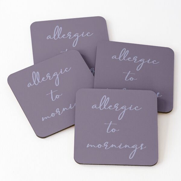 Item preview, Allergic to Mornings designed and sold by PamAraico.