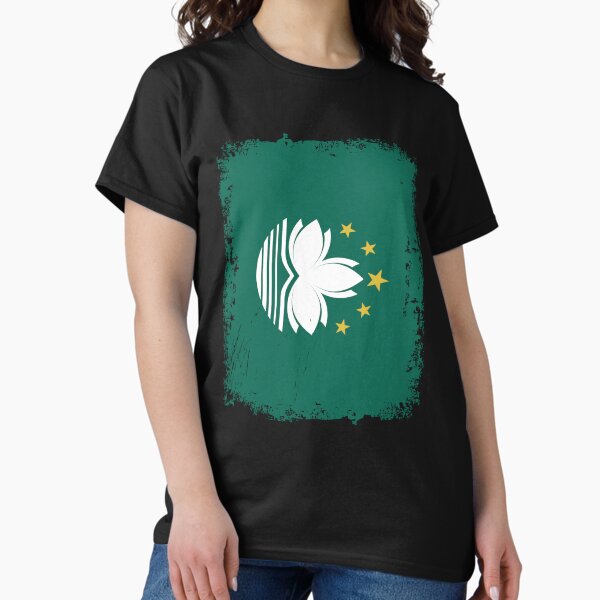 Item preview, Macau Flag Distressed designed and sold by rafaeltto.