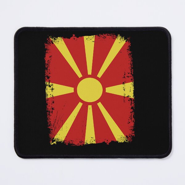 Item preview, Macedonia Flag Distressed designed and sold by rafaeltto.