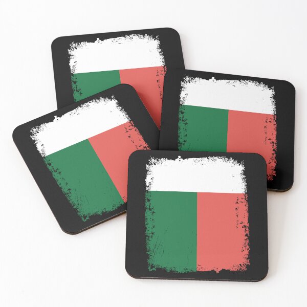 Item preview, Madagascar Flag Distressed designed and sold by rafaeltto.