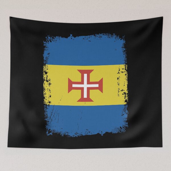 Item preview, Madeira Flag Distressed designed and sold by rafaeltto.