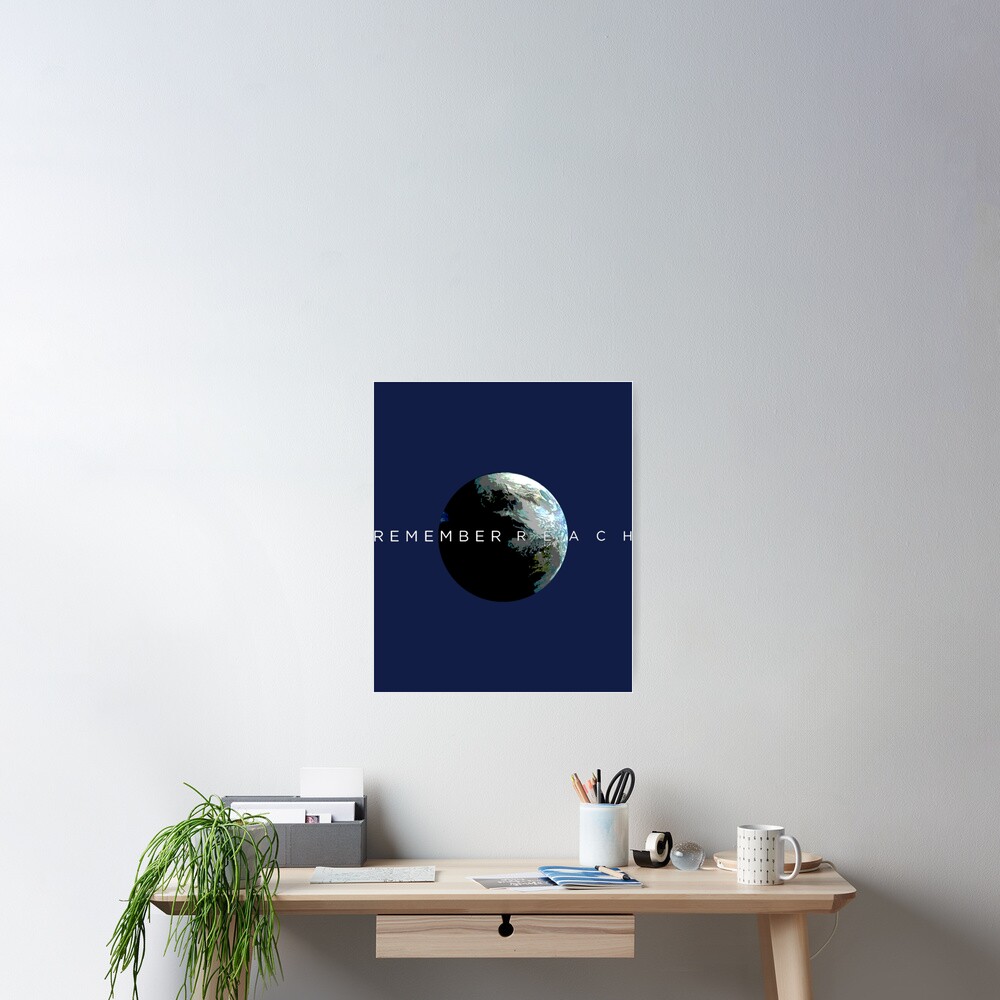 Poster Halo Reach - planet  Wall Art, Gifts & Merchandise