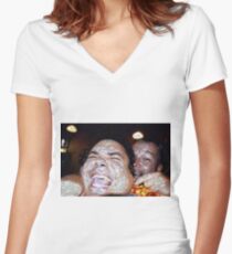 2014 in Review - 1 Women's Fitted V-Neck T-Shirt