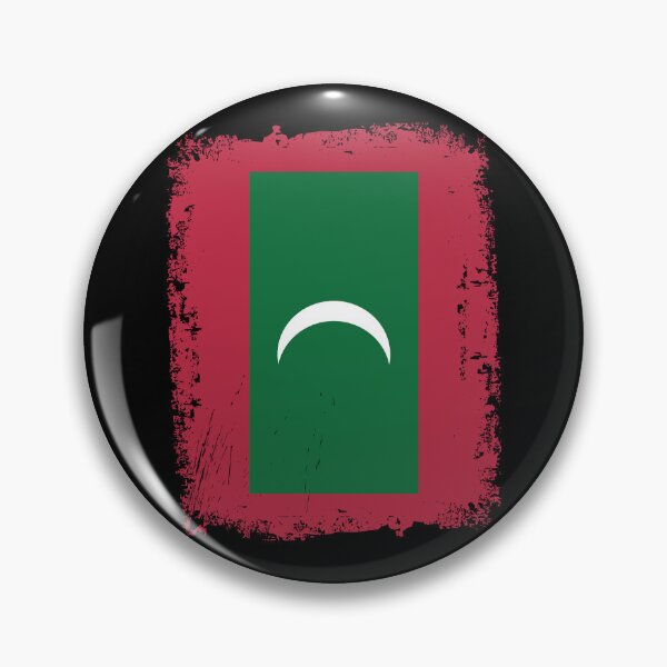 Item preview, Maldives Flag Distressed designed and sold by rafaeltto.