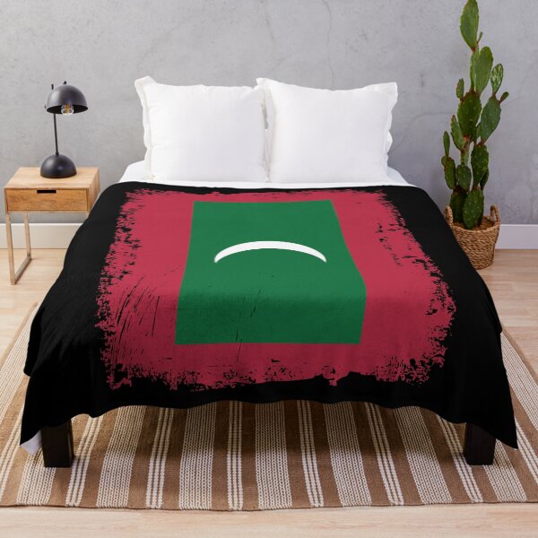 Item preview, Maldives Flag Distressed designed and sold by rafaeltto.