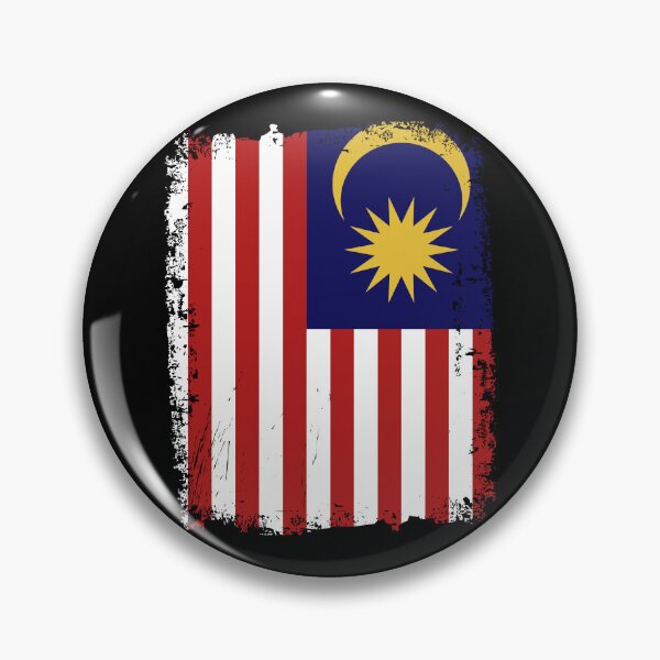 Artikelvorschau, Malaysia Flag Distressed entworfen und verkauft von rafaeltto.