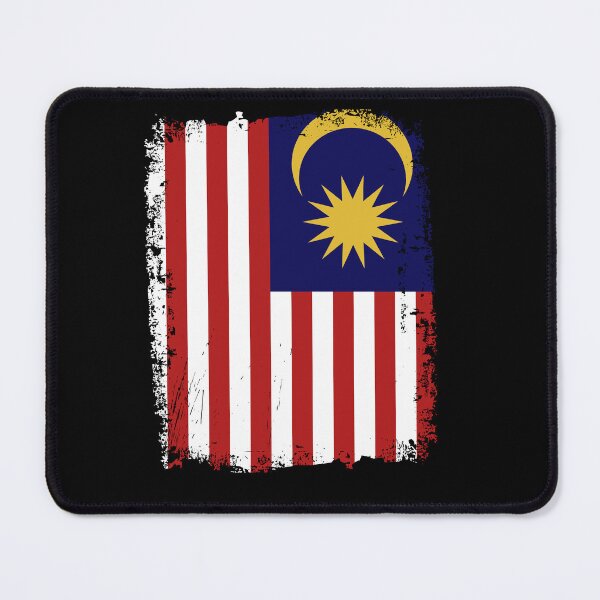 Item preview, Malaysia Flag Distressed designed and sold by rafaeltto.