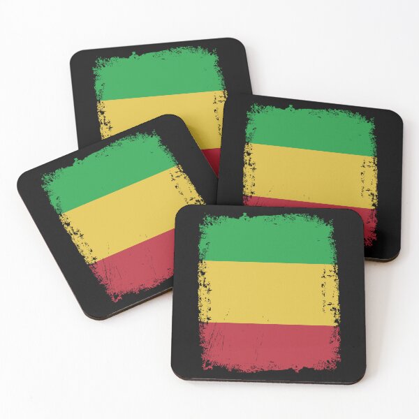 Item preview, Mali Flag Distressed designed and sold by rafaeltto.