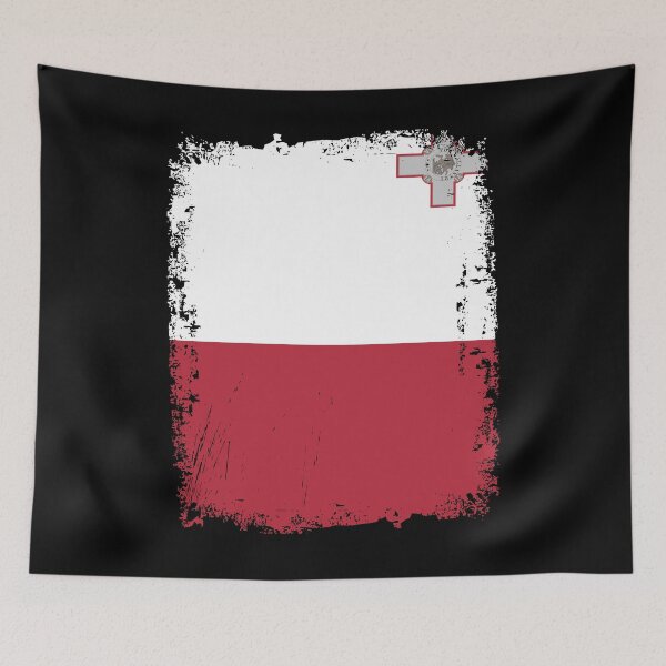 Item preview, Malta Flag Distressed designed and sold by rafaeltto.