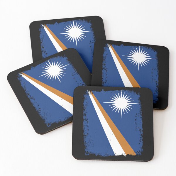 Artikelvorschau, Marshall Islands Flag Distressed entworfen und verkauft von rafaeltto.