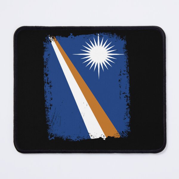 Item preview, Marshall Islands Flag Distressed designed and sold by rafaeltto.