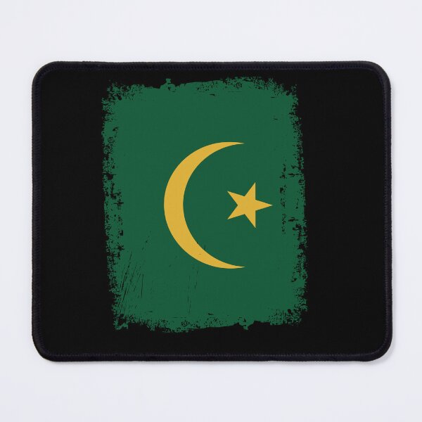 Item preview, Mauritania Flag Distressed designed and sold by rafaeltto.